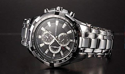 Foto 3 | Venta Internacional - Reloj Curren Designer Wear Para Hombre Con Esfera Analógica De Acero