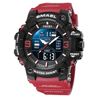 Foto 1 | Venta Internacional - Reloj Deportivo Smael Digital Analógico Con Alarma Led Impermeable Para Mí