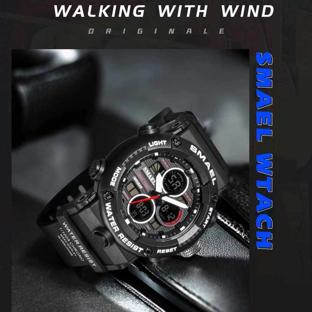 Foto 3 pulgar | Venta Internacional - Reloj Deportivo Smael Digital Analógico Con Alarma Impermeable Para Hombre