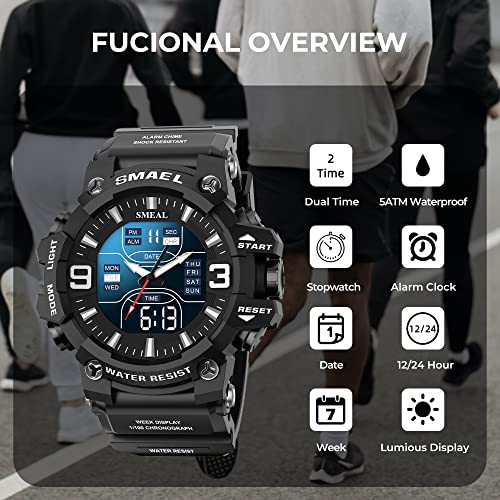 Foto 6 pulgar | Venta Internacional - Reloj Sysfla Analog Digital Sports Army Waterproof Para Hombre