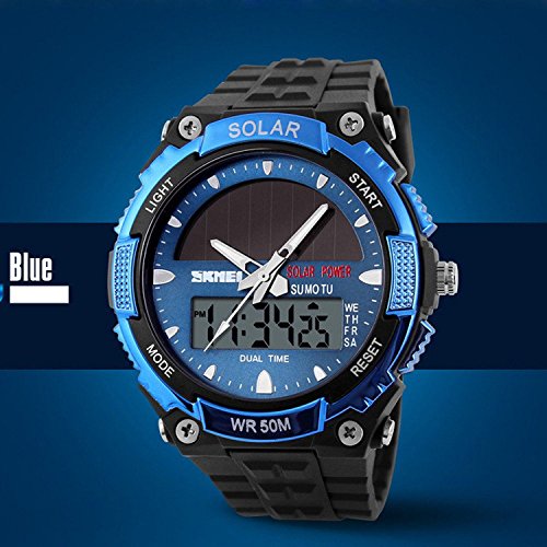 Foto 4 pulgar | Venta Internacional - Reloj Deportivo Gosasa Solar Power 50 M Impermeable Para Hombre