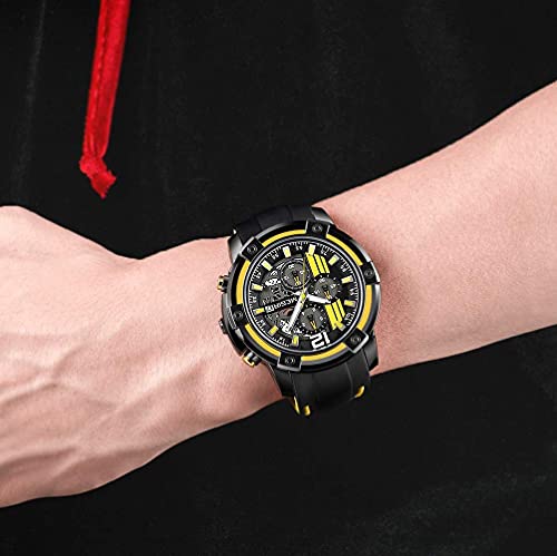 Foto 3 | Venta Internacional - Reloj Deportivo Megir Analógico de Cuarzo Silicona Impermeable para Hombre