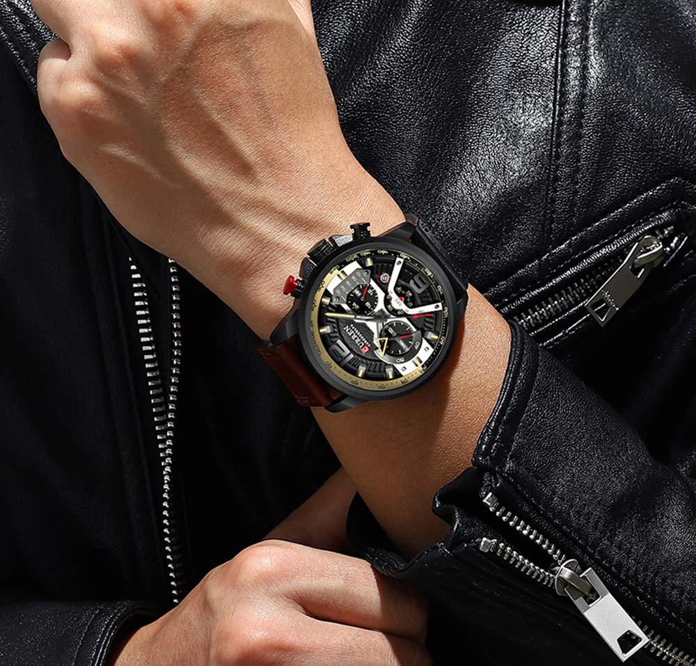Foto 5 | Venta Internacional - Reloj Fanmis Con Cronógrafo De Negocios De Lujo Para Hombre, Vestido Con Diseño De Agua