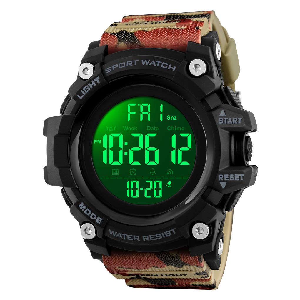 Venta Internacional - Reloj Deportivo Digital Impermeable Watch Xfcs Para Hombre, Camuflaje