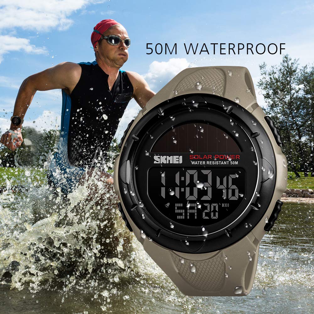 Foto 7 pulgar | Venta Internacional - Reloj Skmei Solar Digital Sports 50 M Resistente Al Agua Para Hombre