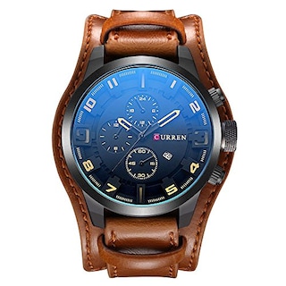 Foto 1 | Venta Internacional - Reloj Curren Con Correa Deportiva De Piel Impermeable Para Hombre, Fecha