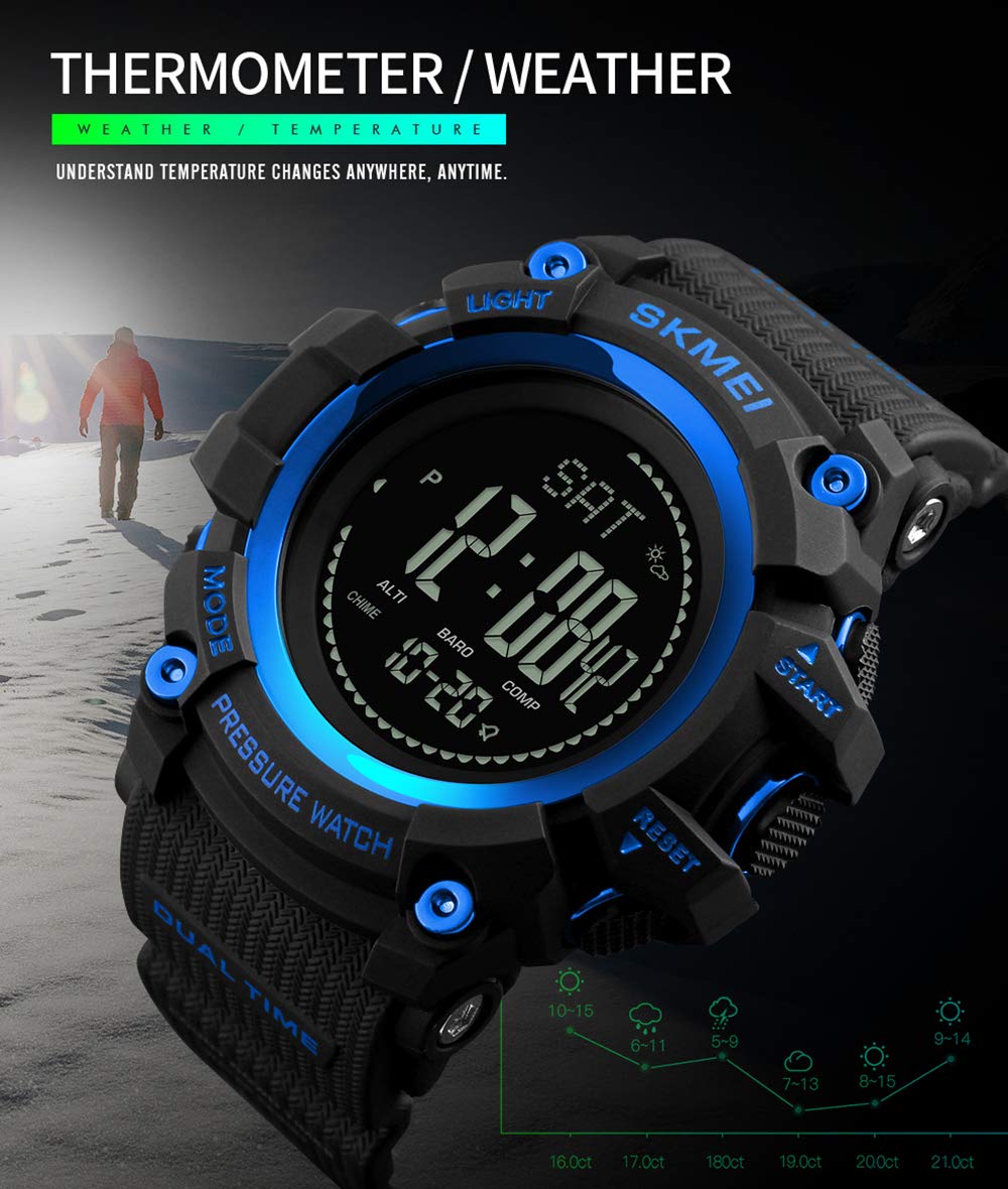 Foto 4 pulgar | Venta Internacional - Podómetro Militar Watch Gosasa Big Face Para Hombre, Deportes Al Aire Libre