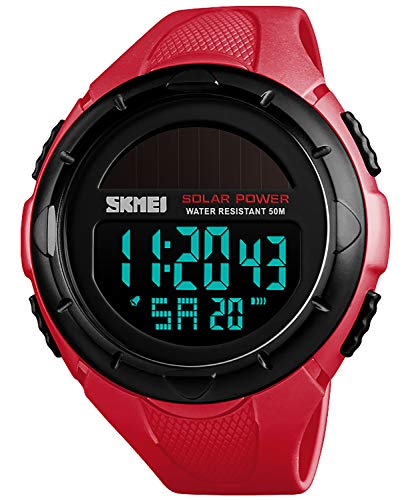 Venta Internacional - Reloj Pasoy Para Hombre, Digital, Multifunción, Solar, Resistente Al Agua, 5 Atm