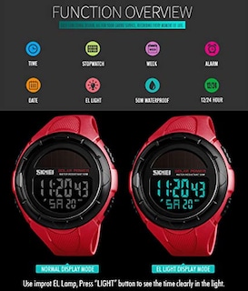 Foto 5 | Venta Internacional - Reloj Pasoy Para Hombre, Digital, Multifunción, Solar, Resistente Al Agua, 5 Atm