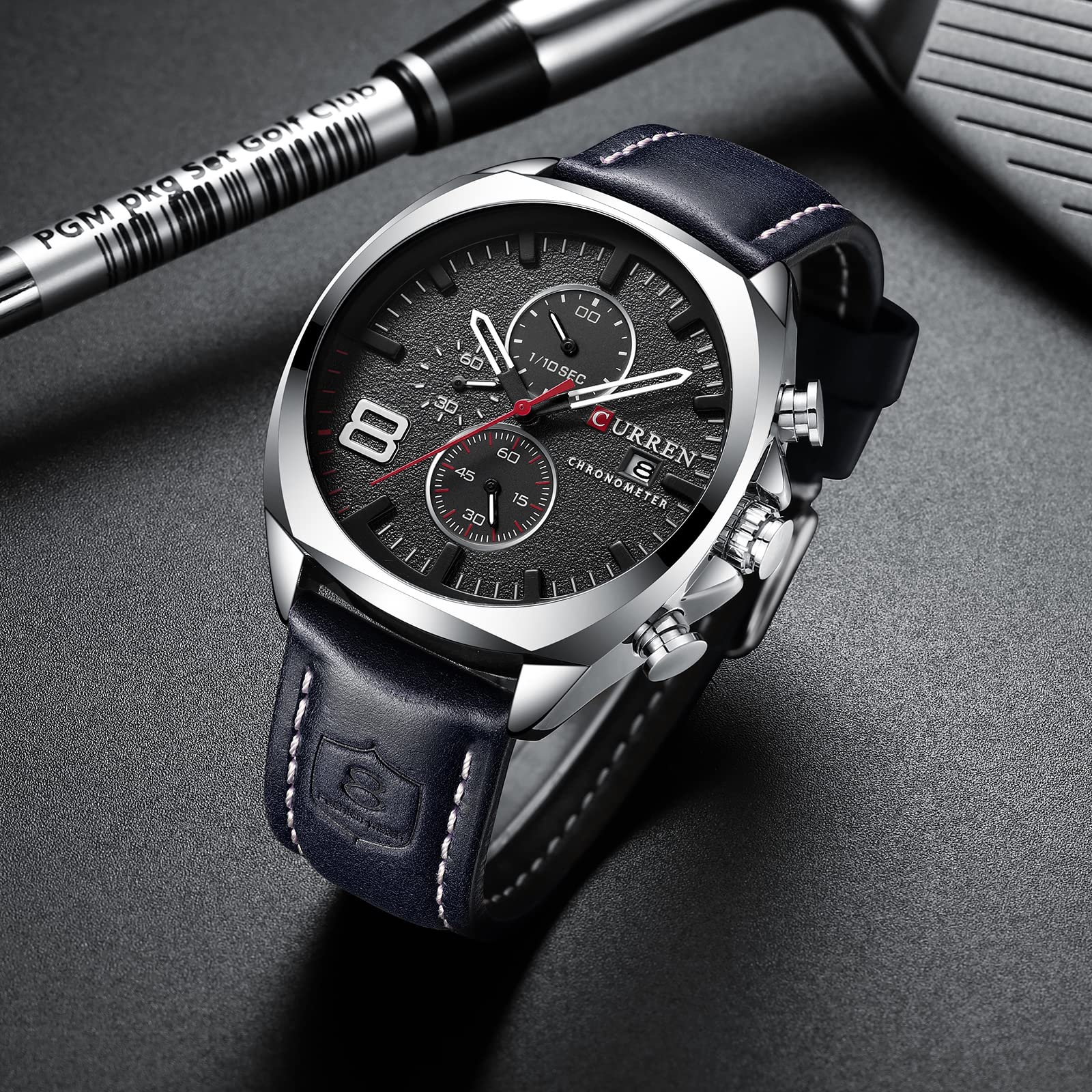 Foto 6 pulgar | Venta Internacional - Reloj Matkasur Para Hombre, Impermeable, Seis Manecillas, Con Caja De Regalo