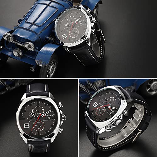 Foto 7 pulgar | Venta Internacional - Reloj Matkasur Para Hombre, Impermeable, Seis Manecillas, Con Caja De Regalo
