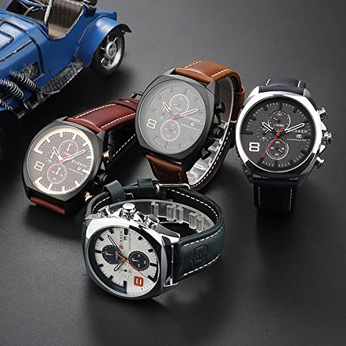Foto 8 pulgar | Venta Internacional - Reloj Matkasur Para Hombre, Impermeable, Seis Manecillas, Con Caja De Regalo