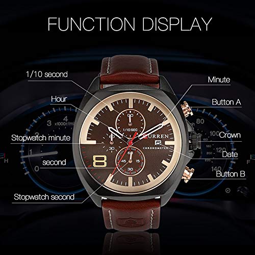 Foto 9 pulgar | Venta Internacional - Reloj Matkasur Para Hombre, Impermeable, Seis Manecillas, Con Caja De Regalo