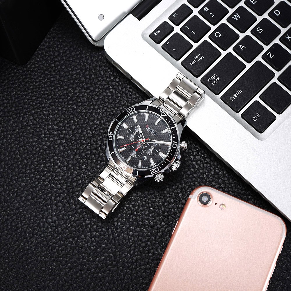 Foto 6 pulgar | Venta Internacional - Reloj Matkasur Para Hombre Y Citas Deportivas, Impermeable, Con Caja De Regalo