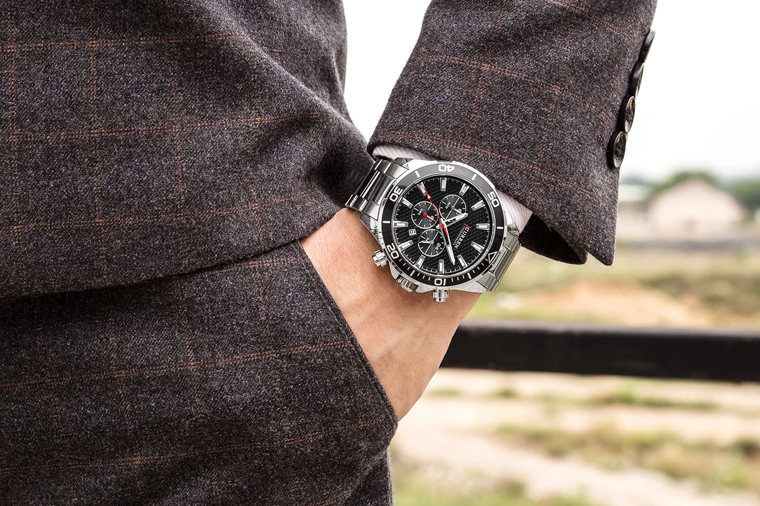 Foto 7 pulgar | Venta Internacional - Reloj Matkasur Para Hombre Y Citas Deportivas, Impermeable, Con Caja De Regalo