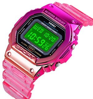 Foto 2 | Venta Internacional - Reloj Carlien Para Hombre, Colorido, Digital, Cuadrado, Deportivo, 44 Mm