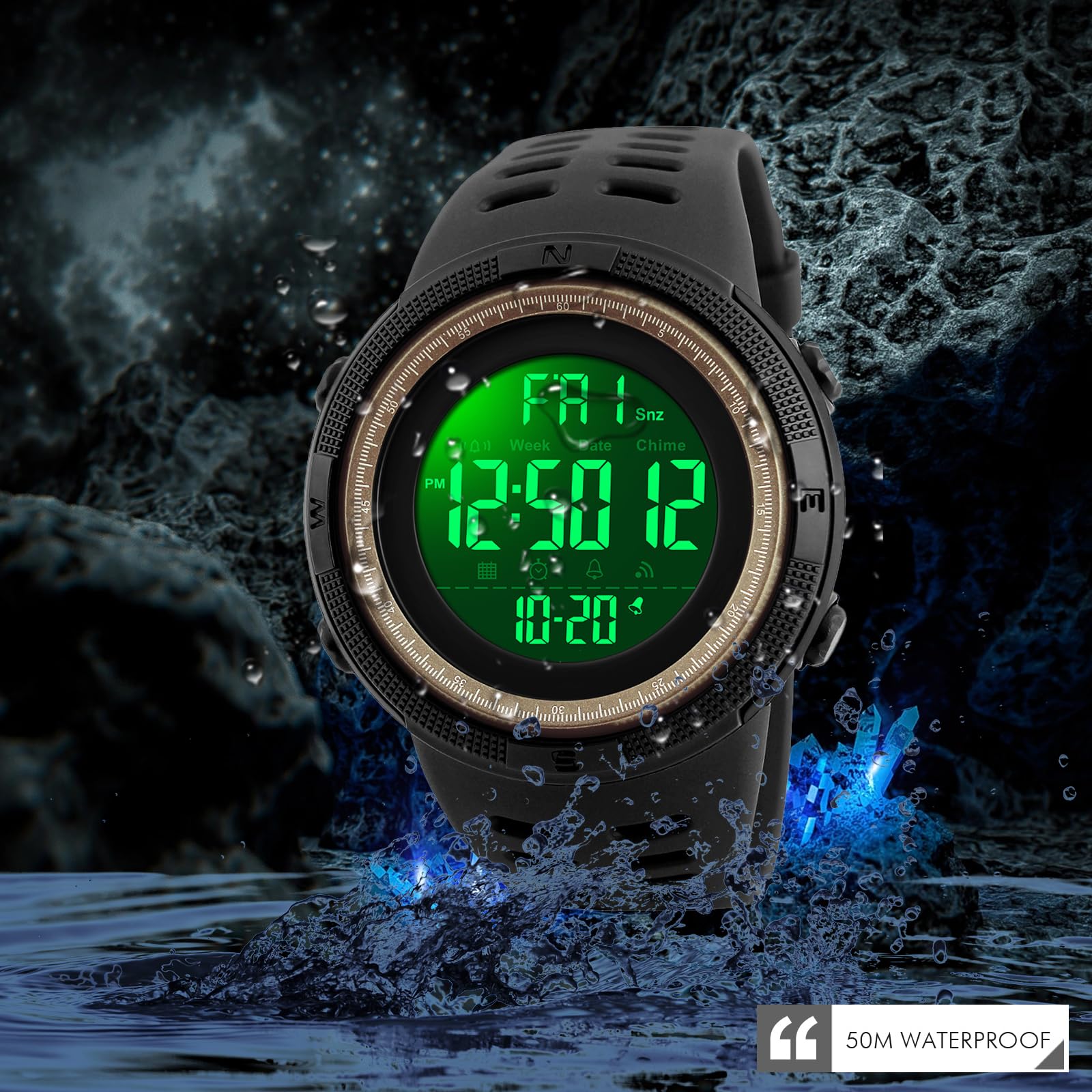 Foto 5 pulgar | Venta Internacional - Reloj Deportivo Digital Led Skmei Resistente al Agua 50 m para Hombre
