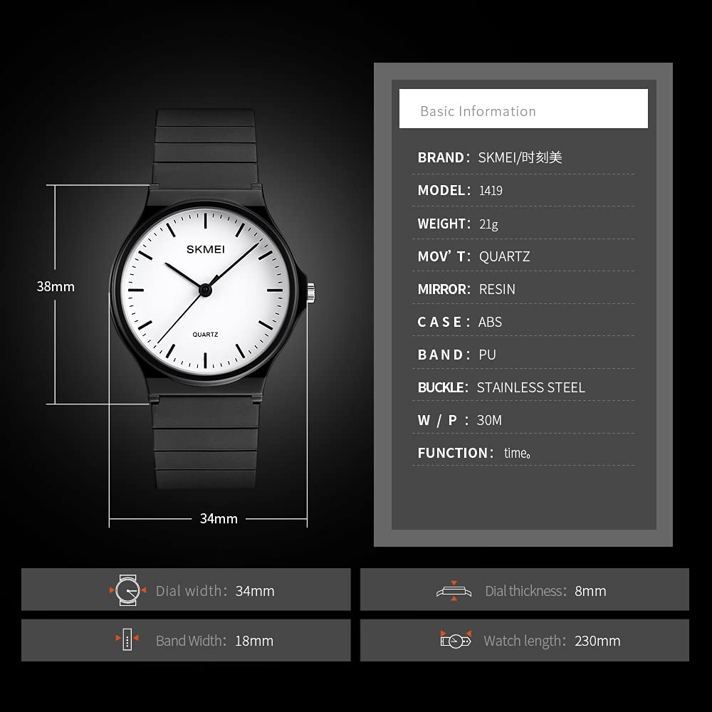 Foto 4 | Venta Internacional - Reloj Tonnier De Diseño Simple Analógico Ultrafino Para Hombres/w