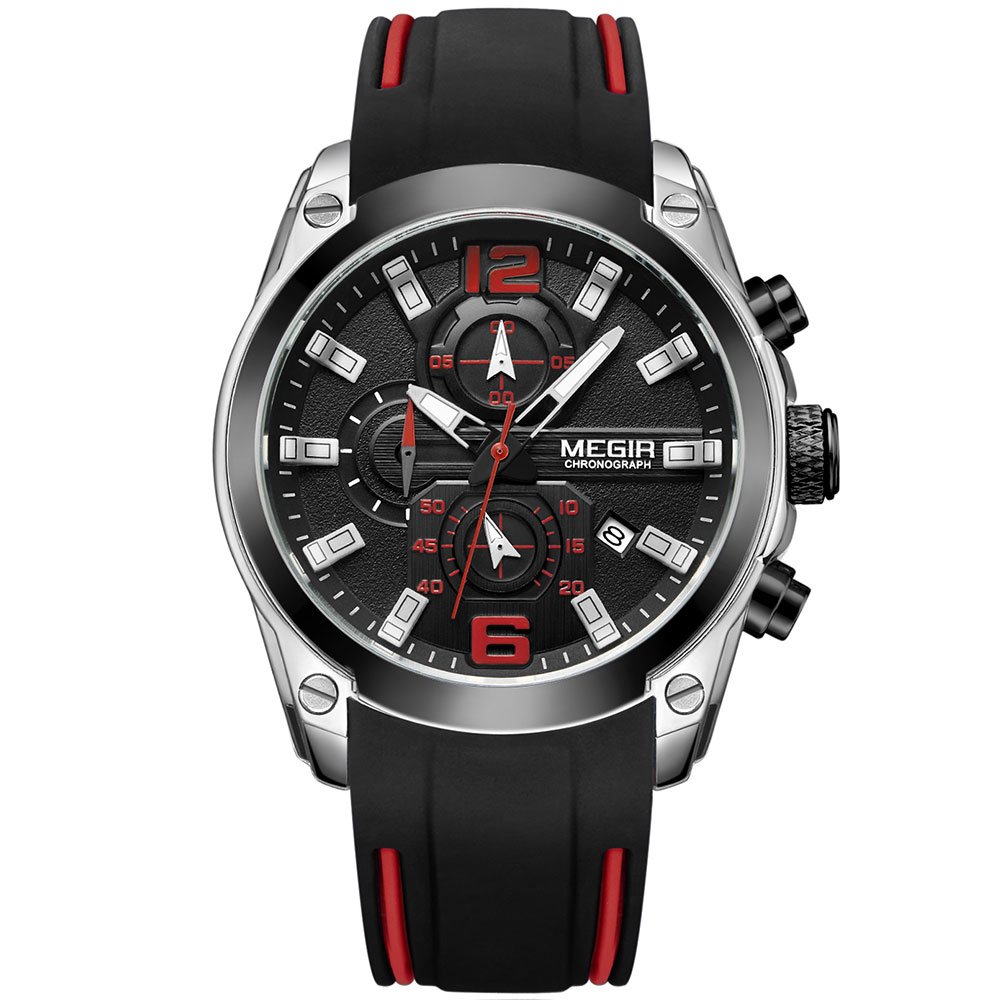 Venta Internacional - Reloj Megir Military Sport Quartz Para Hombre Con Cronógrafo