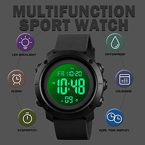 Foto 4 pulgar | Venta Internacional - Reloj Deportivo Digital Findtime Multifunción 5atm Para Hombre