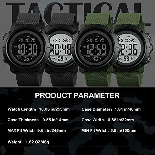 Foto 8 pulgar | Venta Internacional - Reloj Deportivo Digital Findtime Multifunción 5atm Para Hombre