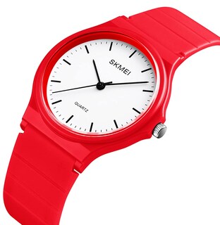 Foto 2 | Venta Internacional - Correa Analógica De Resina Roja De Diseño Simple De Watch Tonnier Youwen
