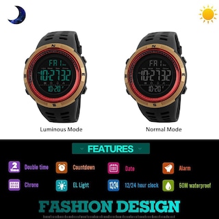 Foto 2 | Venta Internacional - Reloj Deportivo Digital Tonshen Resistente al Agua 50 m con Led para Hombre