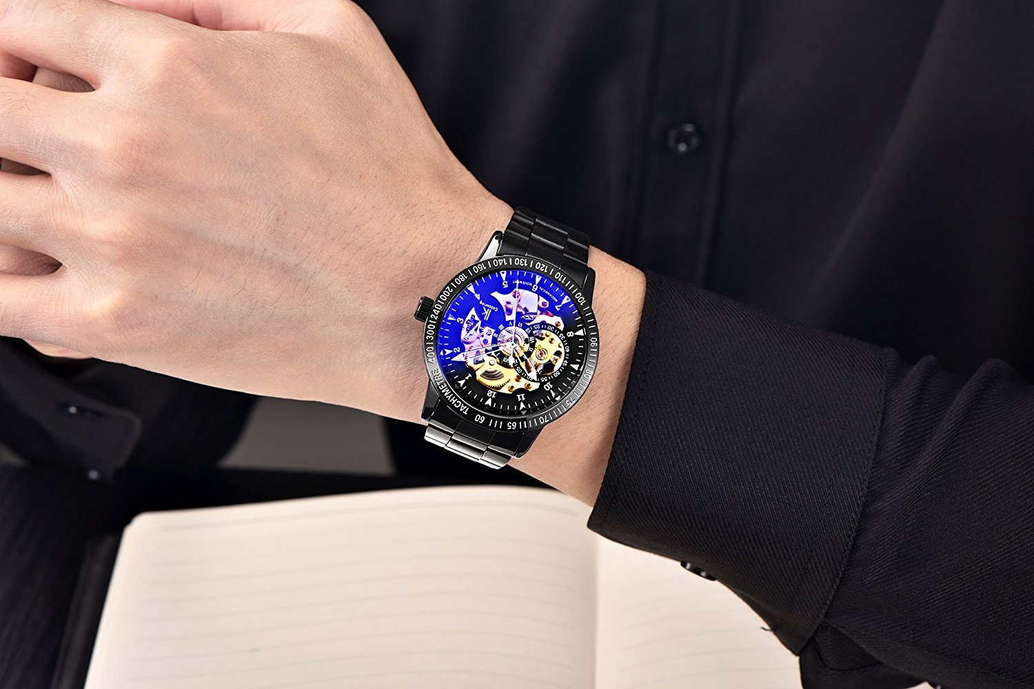 Foto 4 pulgar | Venta Internacional - Reloj Fanmis Fashion Casual Automático Mecánico Inoxidable