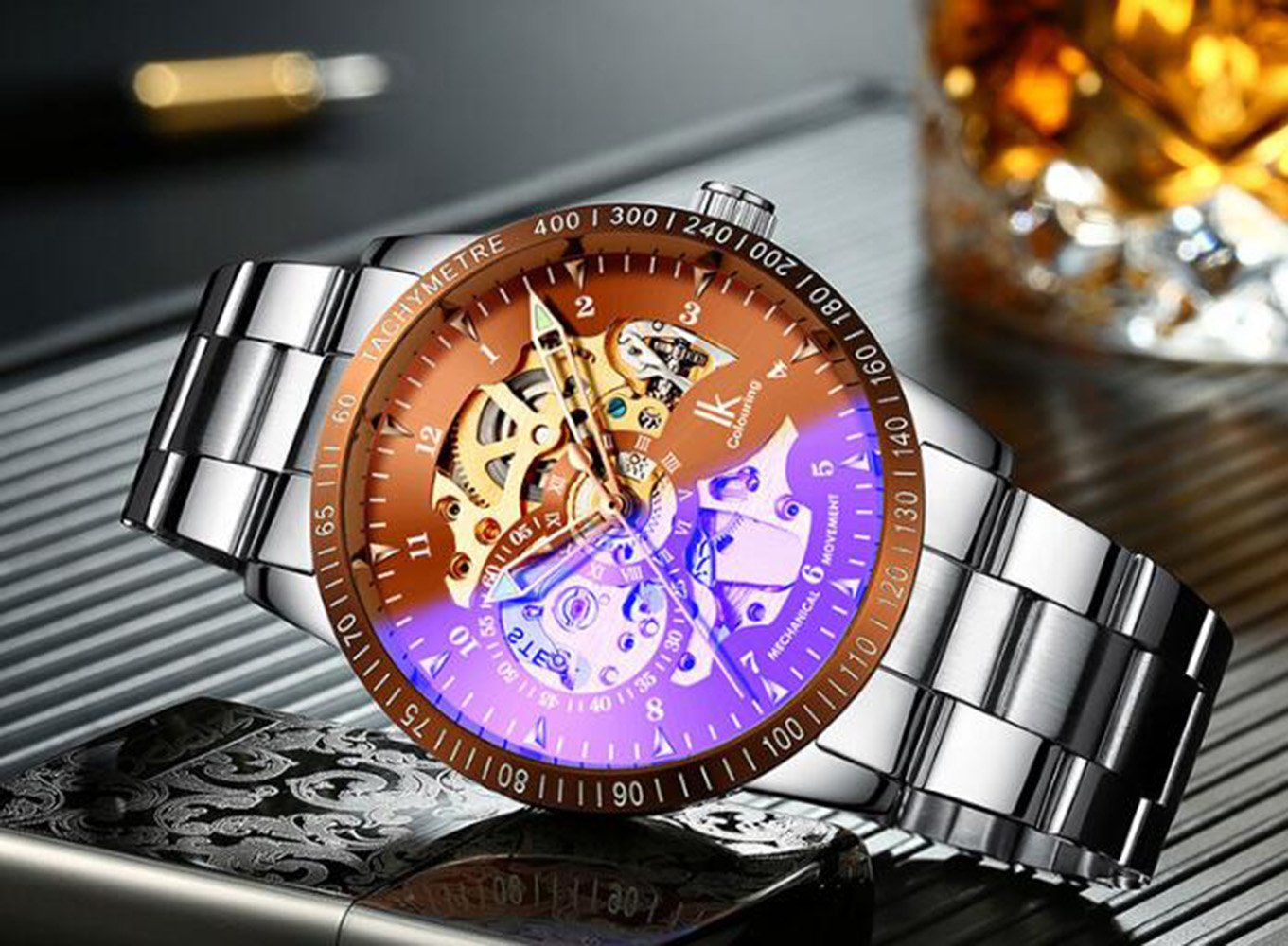 Foto 5 pulgar | Venta Internacional - Reloj Fanmis Fashion Casual Automático Mecánico Inoxidable