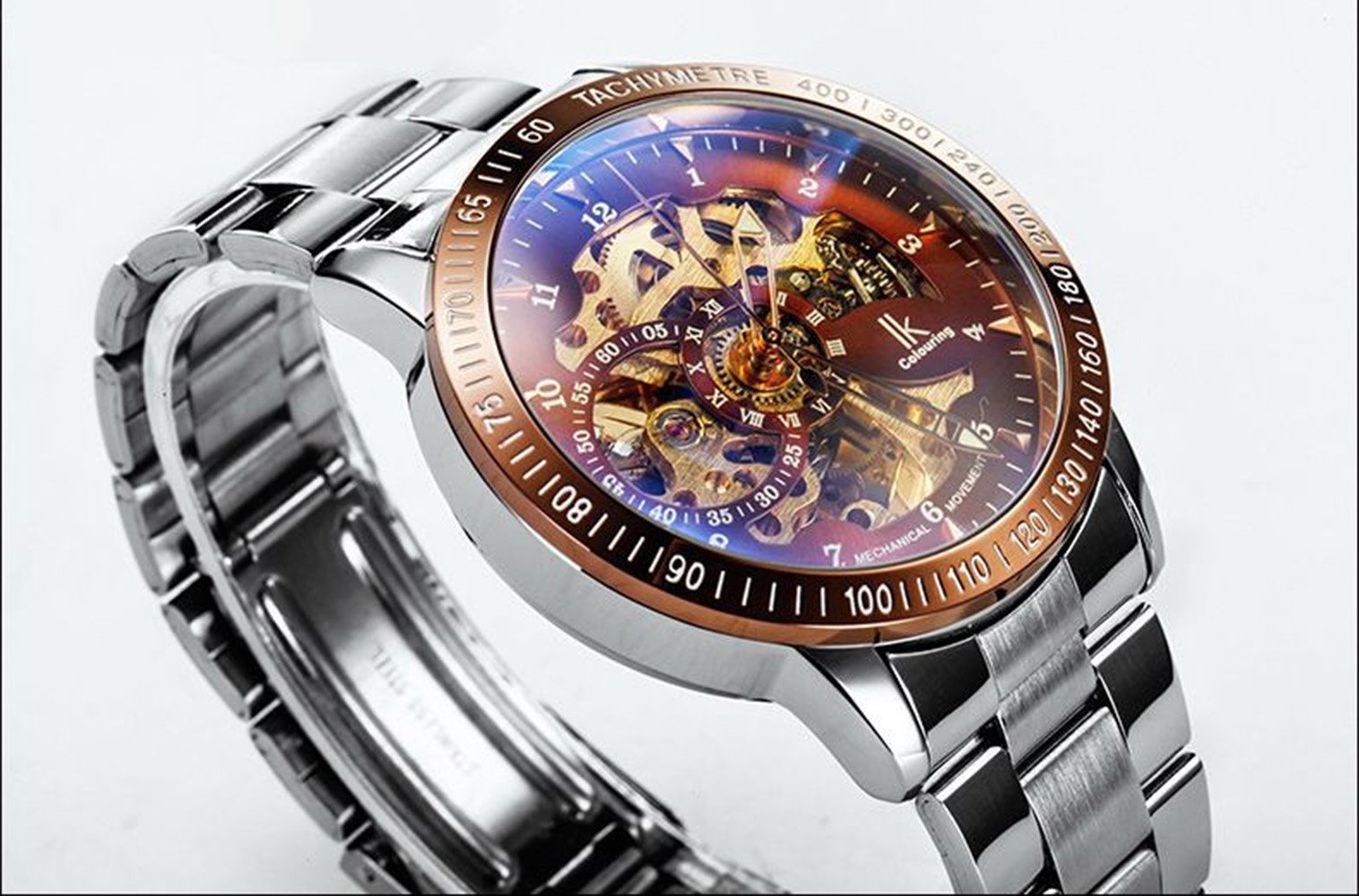 Foto 7 pulgar | Venta Internacional - Reloj Fanmis Fashion Casual Automático Mecánico Inoxidable