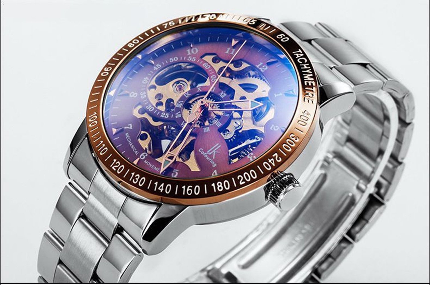 Foto 8 pulgar | Venta Internacional - Reloj Fanmis Fashion Casual Automático Mecánico Inoxidable
