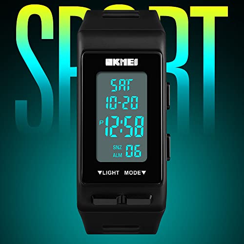 Foto 5 pulgar | Venta Internacional - Reloj Reginald Digital Sports Para Hombre, Negro, Resistente Al Agua, 30 M