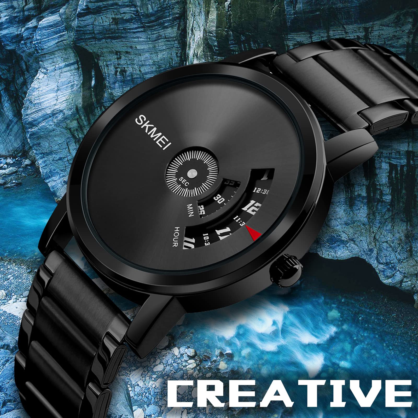 Foto 4 pulgar | Venta Internacional - Reloj De Pulsera Skmei Para Hombre Analógico De Lujo Resistente Al Agua 30 M