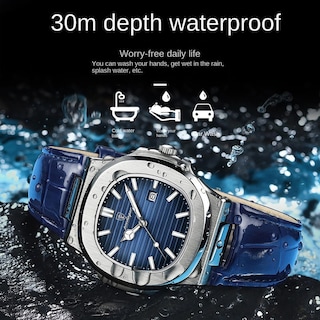 Foto 3 | Venta Internacional - Reloj Impermeable Generic Thin Para Hombre 50 M Sl28