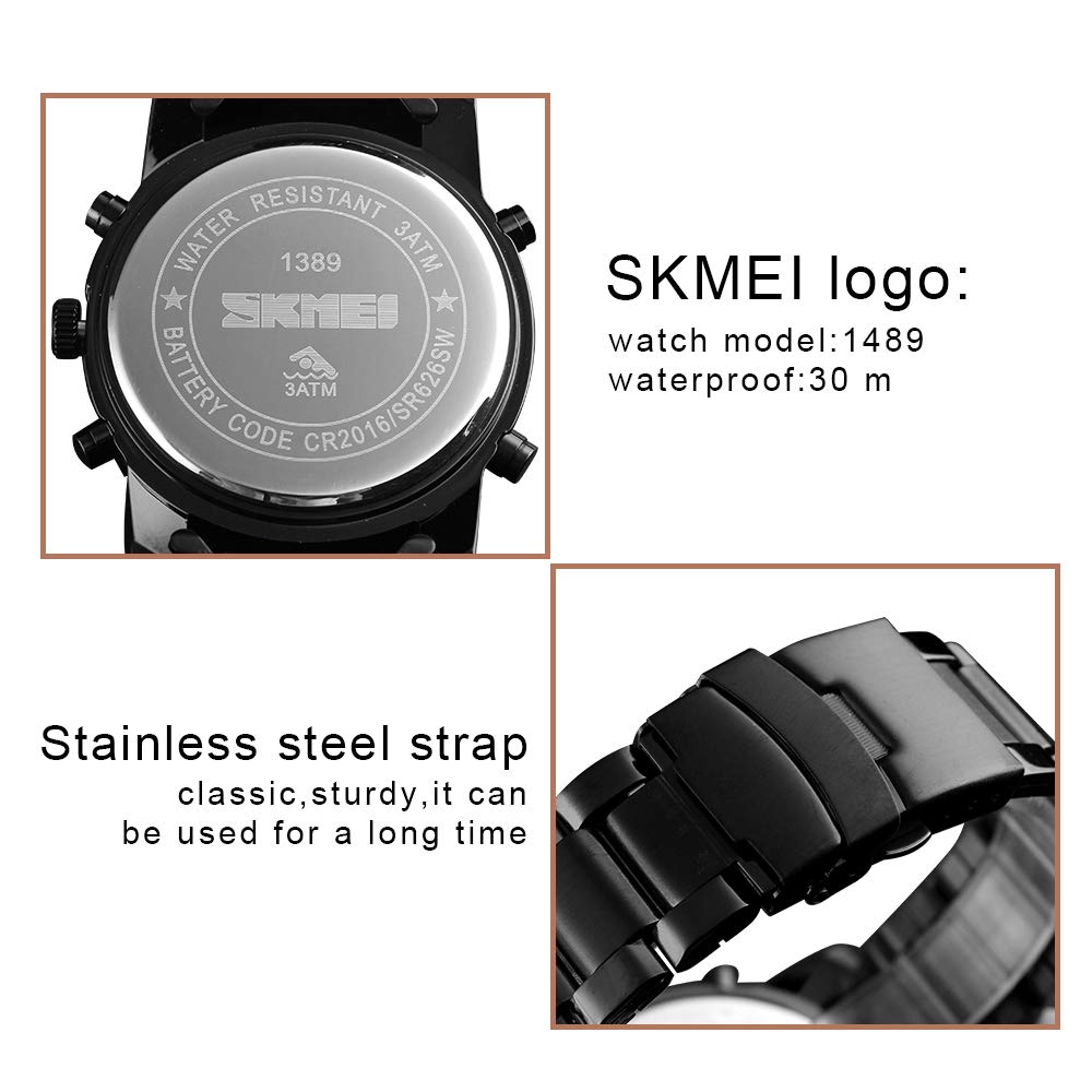 Foto 5 pulgar | Venta Internacional - Reloj Skmei Para Hombre, Impermeable, Militar, Analógico Y Digital