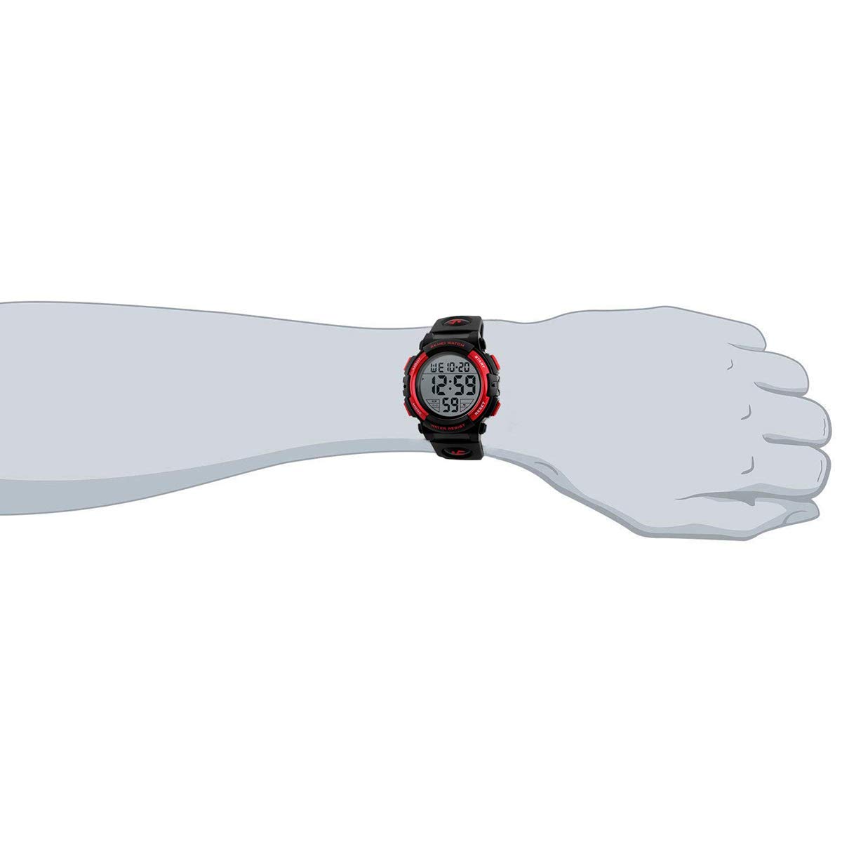 Foto 8 pulgar | Venta Internacional - Reloj Afarer 1266 Con Alarma Deportiva Impermeable Para Niños