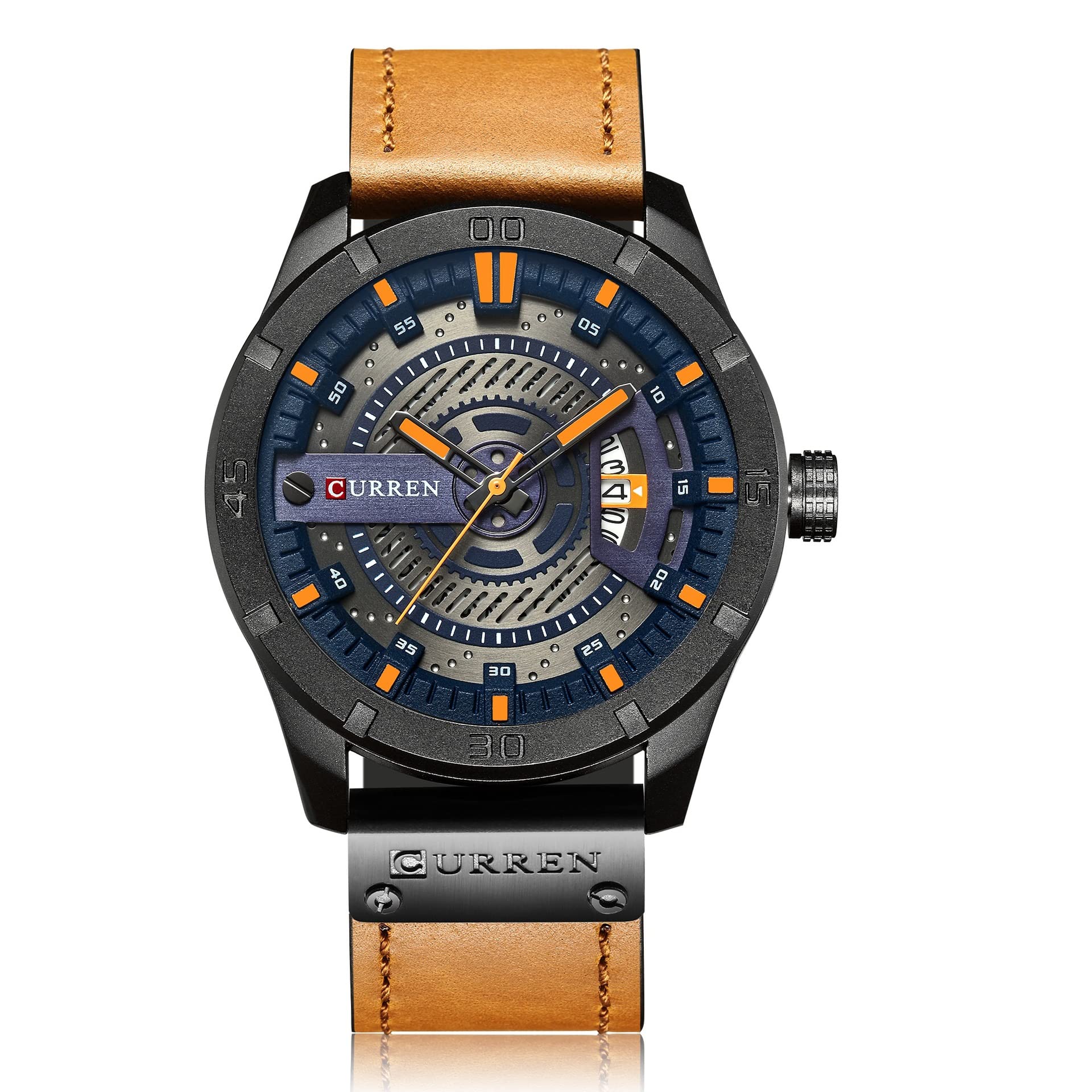 Venta Internacional - Reloj Matkasur Calendar Business Para Hombre Con Correa De Piel