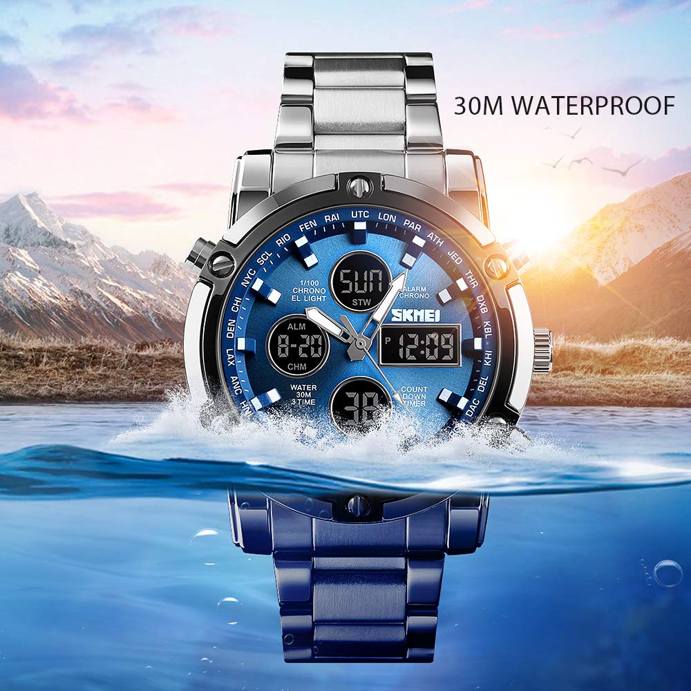 Foto 5 | Venta Internacional - Reloj Multifunción Skmei Con Cronógrafo Digital Y Alarma Para Hombre