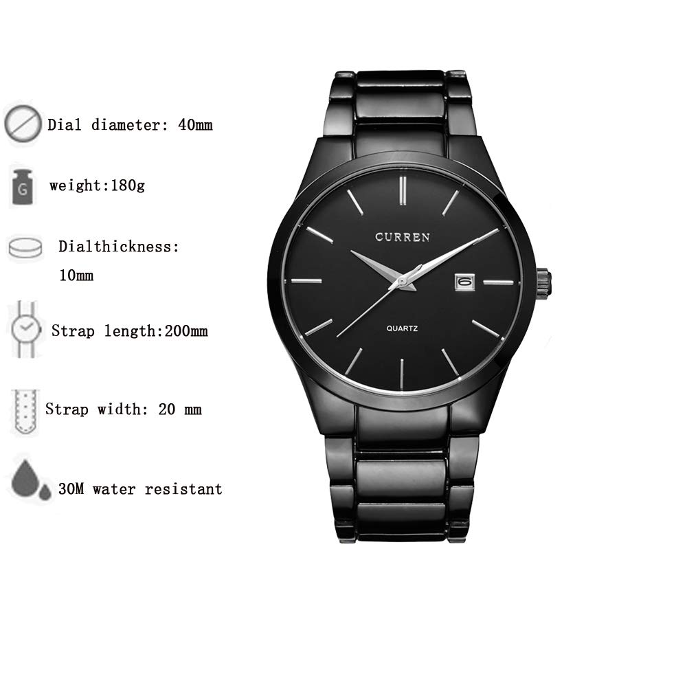 Foto 3 pulgar | Venta Internacional - Reloj Curren 8271 Fashion Simple Waterproof Quartz Para Hombre