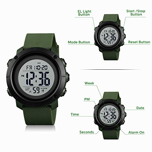 Foto 3 pulgar | Venta Internacional - Reloj L Lavaredo Digital Sports A Prueba De Agua Para Hombre