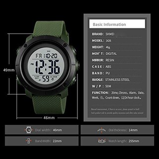 Foto 7 | Venta Internacional - Reloj L Lavaredo Digital Sports A Prueba De Agua Para Hombre
