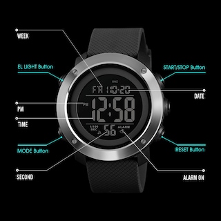 Foto 6 | Venta Internacional - Reloj Yooten Waterproof Digital De 46 Mm Para Hombre