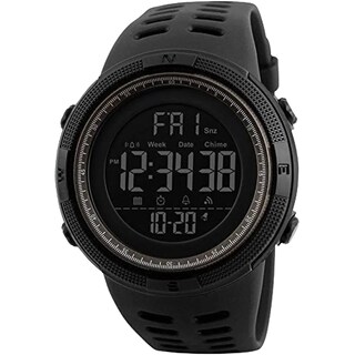 Foto 1 | Venta Internacional - Reloj Digital Burk 1251bk De Cuarzo Para Hombre, Resistente Al Agua Hasta 50 M