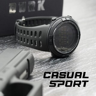 Foto 5 | Venta Internacional - Reloj Digital Burk 1251bk De Cuarzo Para Hombre, Resistente Al Agua Hasta 50 M