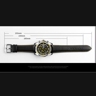 Foto 6 | Venta Internacional - Reloj De Pulsera Skmei Chronograph Date 30 M De Piel Impermeable Para