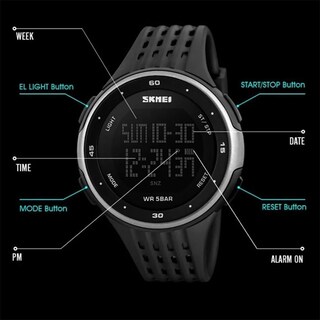 Foto 4 | Venta Internacional - Reloj Deportivo Skmei Military 50m Impermeable Digital Led