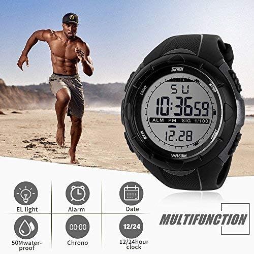 Foto 6 pulgar | Venta Internacional - Reloj Cronógrafo Skmei Para Hombre, Deportes De Escalada, Alarma, Resistente Al Agua
