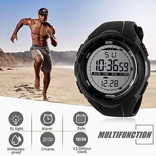 Foto 5 | Venta Internacional - Reloj Cronógrafo Skmei Para Hombre, Deportes De Escalada, Alarma, Resistente Al Agua