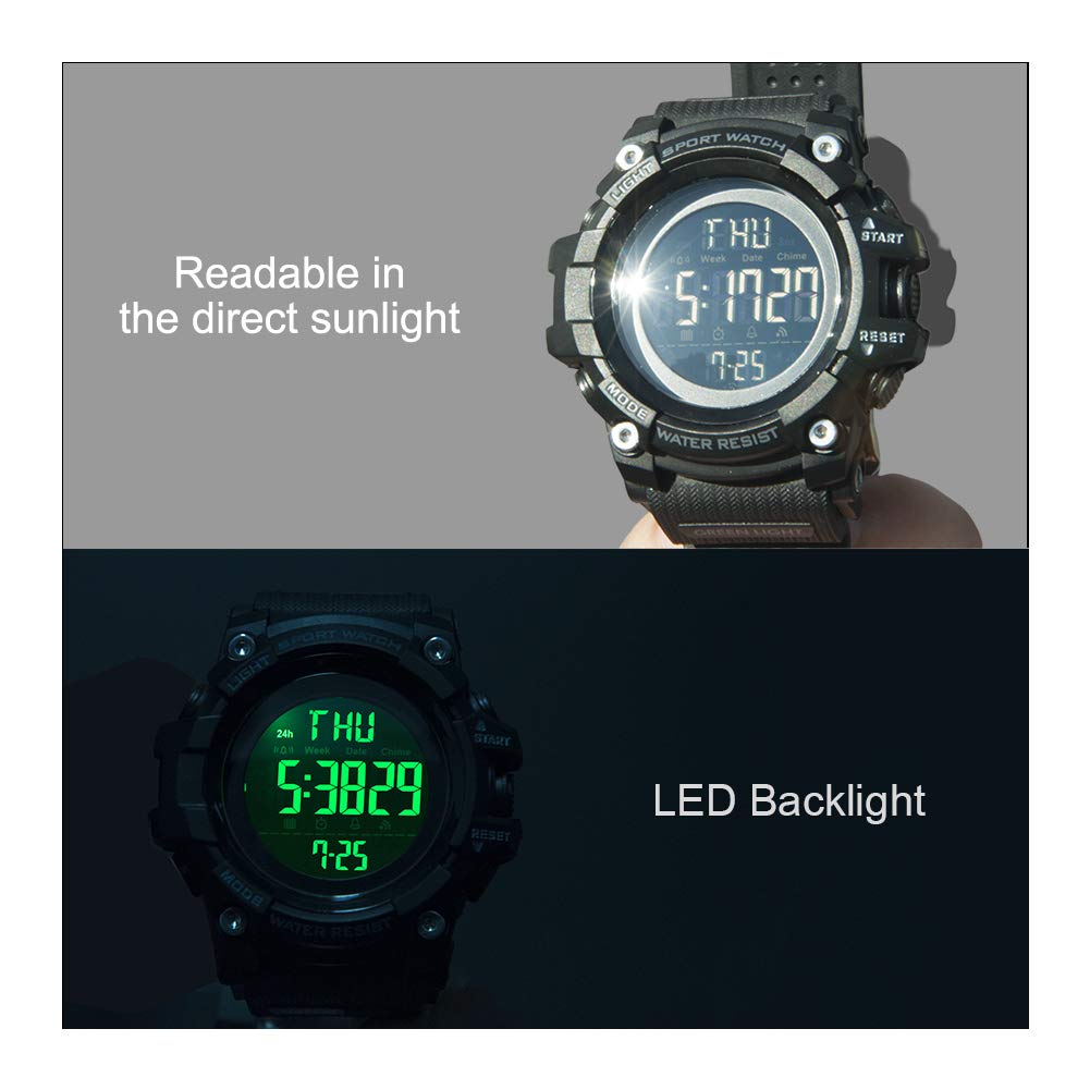 Foto 4 | Venta Internacional - Reloj Bozlun Con Cronógrafo Digital Impermeable Y Alarma Led