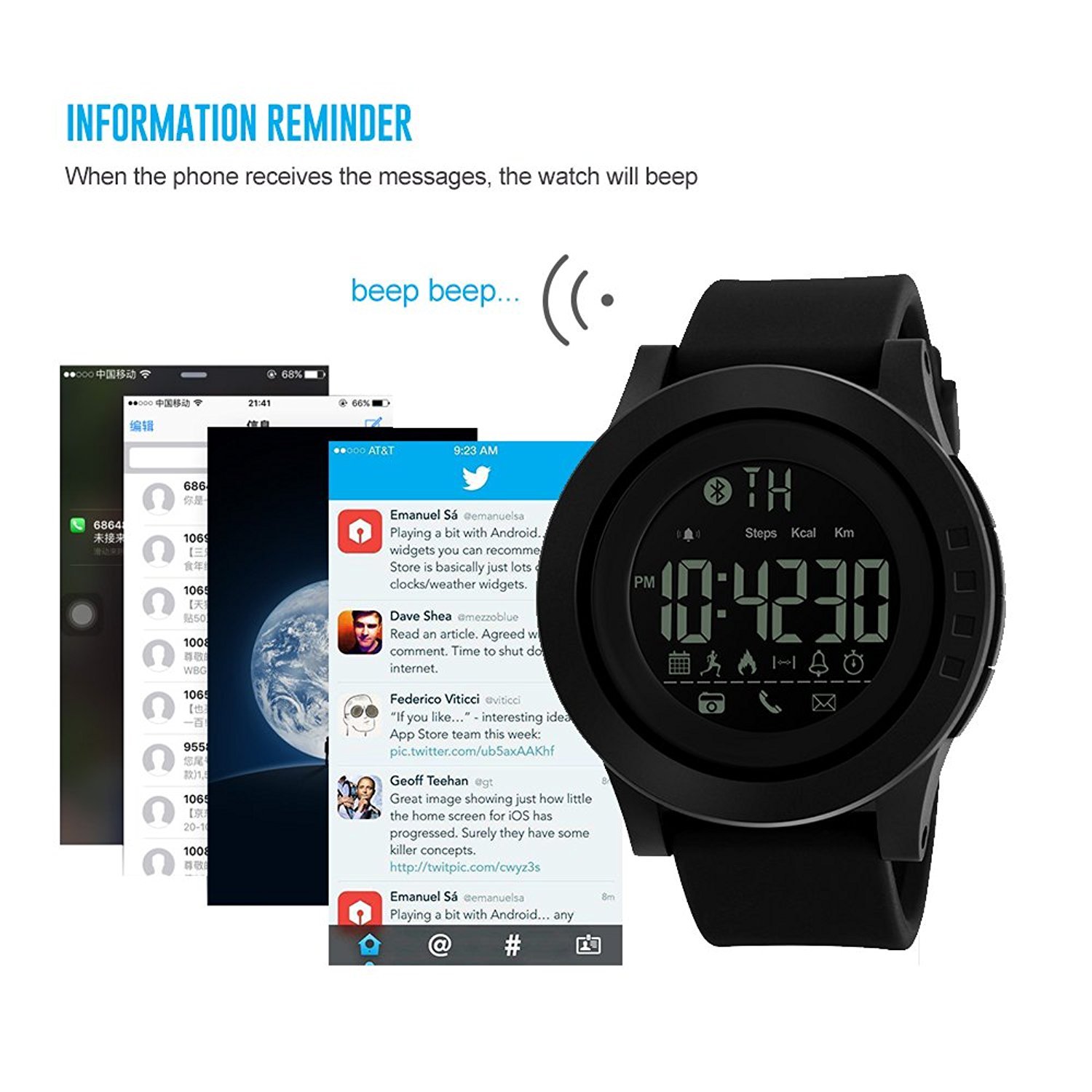 Foto 4 pulgar | Venta Internacional - Reloj De Pulsera Mastop, Impermeable, Lujoso Y Deportivo